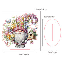 Load image into Gallery viewer, Single-Side Special Shape Spring Gnome Desktop Diamond Art Kits for Home Decor