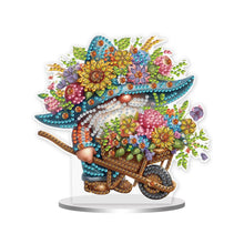Load image into Gallery viewer, Single-Side Special Shape Spring Gnome Desktop Diamond Art Kits for Home Decor