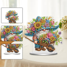Load image into Gallery viewer, Single-Side Special Shape Spring Gnome Desktop Diamond Art Kits for Home Decor