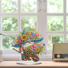 Load image into Gallery viewer, Single-Side Special Shape Spring Gnome Desktop Diamond Art Kits for Home Decor