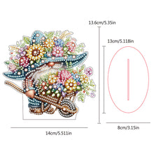Load image into Gallery viewer, Single-Side Special Shape Spring Gnome Desktop Diamond Art Kits for Home Decor