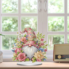 Load image into Gallery viewer, Single-Side Special Shape Spring Gnome Desktop Diamond Art Kits for Home Decor