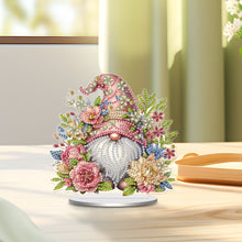 Load image into Gallery viewer, Single-Side Special Shape Spring Gnome Desktop Diamond Art Kits for Home Decor