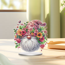 Load image into Gallery viewer, Single-Side Special Shape Spring Gnome Desktop Diamond Art Kits for Home Decor