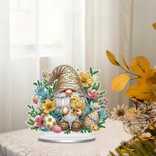 Load image into Gallery viewer, Single-Side Special Shape Spring Gnome Desktop Diamond Art Kits for Home Decor