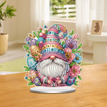 Load image into Gallery viewer, Single-Side Special Shape Spring Gnome Desktop Diamond Art Kits for Home Decor