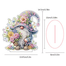 Load image into Gallery viewer, Single-Side Special Shape Spring Gnome Desktop Diamond Art Kits for Home Decor
