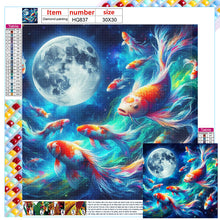 Load image into Gallery viewer, Diamond Painting - Full Square - Koi group (30*30CM)