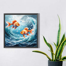 Load image into Gallery viewer, Diamond Painting - Full Square - goldfish (30*30CM)