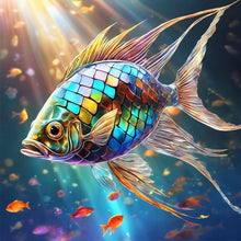 Load image into Gallery viewer, Diamond Painting - Full Square - Colorful Lin fish (30*30CM)