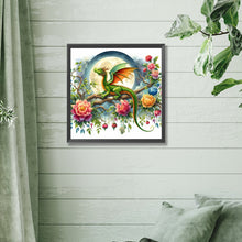 Load image into Gallery viewer, Diamond Painting - Full Square - Qinglong under the moon (30*30CM)