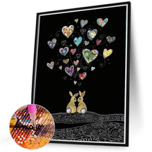 Load image into Gallery viewer, Diamond Painting - Full Round - love bunny (40*50CM)