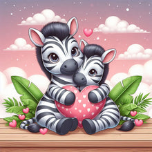 Load image into Gallery viewer, Diamond Painting - Full Round - zebra (30*30CM)