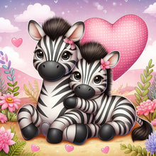 Load image into Gallery viewer, Diamond Painting - Full Round - zebra (30*30CM)