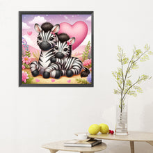 Load image into Gallery viewer, Diamond Painting - Full Round - zebra (30*30CM)