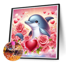 Load image into Gallery viewer, Diamond Painting - Full Round - dolphin (30*30CM)