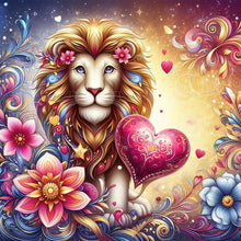 Load image into Gallery viewer, Diamond Painting - Full Round - lion (30*30CM)
