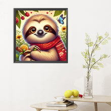 Load image into Gallery viewer, Diamond Painting - Full Round - sloth (30*30CM)
