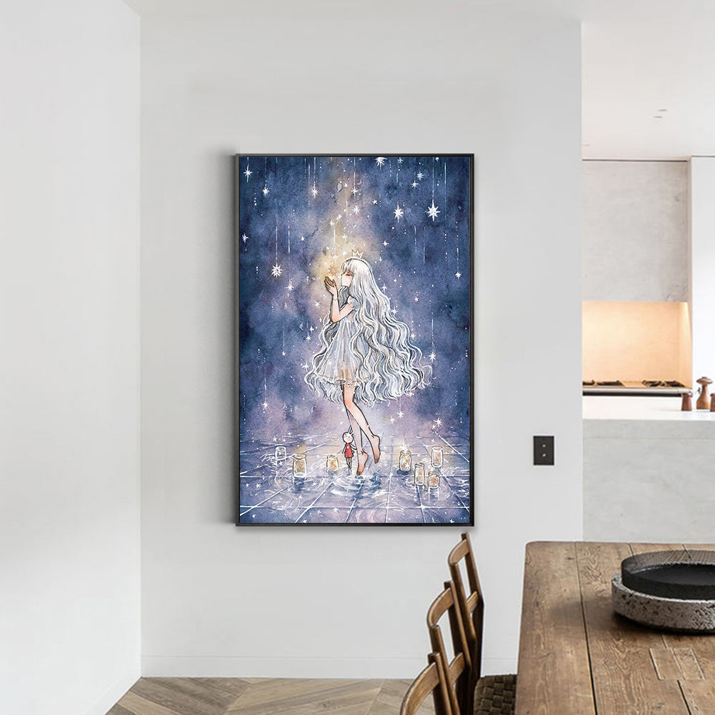 Diamond Painting - Full Round - cartoon girl (40*60CM)