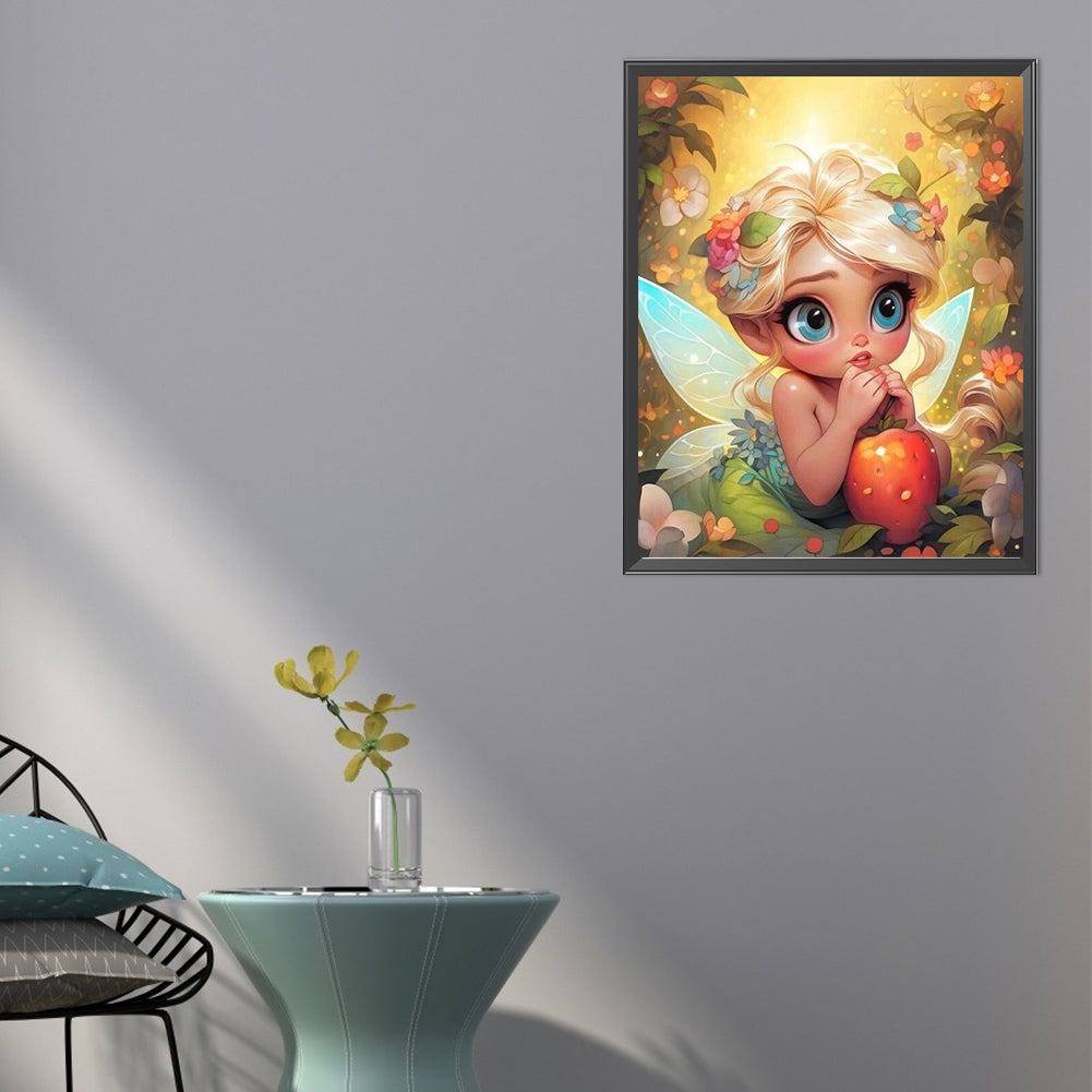 AB Diamond Painting - Full Round - Blonde elf girl (40*50CM)