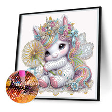 Load image into Gallery viewer, Diamond Painting - Partial Special Shaped - dandelion unicorn (30*30cm)