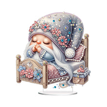 Load image into Gallery viewer, Special Shape Single-Side Sleeping Gnome Desktop Diamond Art Kits for Home Decor