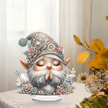 Load image into Gallery viewer, Special Shape Single-Side Prayer Gnome Desktop Diamond Art Kits for Home Decor
