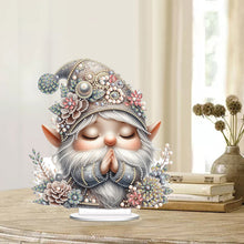 Load image into Gallery viewer, Special Shape Single-Side Prayer Gnome Desktop Diamond Art Kits for Home Decor