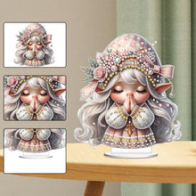Load image into Gallery viewer, Special Shape Single-Side Prayer Gnome Desktop Diamond Art Kits for Home Decor