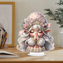 Load image into Gallery viewer, Special Shape Single-Side Prayer Gnome Desktop Diamond Art Kits for Home Decor