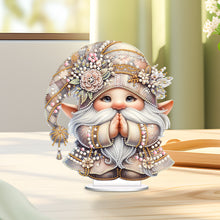 Load image into Gallery viewer, Special Shape Single-Side Prayer Gnome Desktop Diamond Art Kits for Home Decor