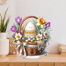 Load image into Gallery viewer, Easter Special Shape Desktop Diamond Art Kit for Adults Beginner (Basket Egg 5)