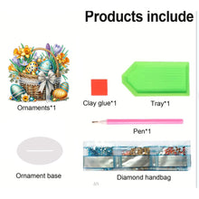 Load image into Gallery viewer, Easter Special Shape Desktop Diamond Art Kit for Adults Beginner (Basket Egg 6)