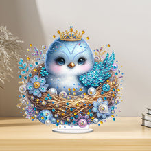 Load image into Gallery viewer, Single-Side Special Shape Desktop Diamond Art Kits for Home Decor (Bird Flower)