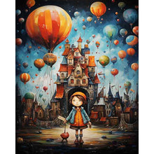 Load image into Gallery viewer, AB Diamond Painting - Full Round - cartoon town (40*50CM)