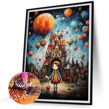 Load image into Gallery viewer, AB Diamond Painting - Full Round - cartoon town (40*50CM)