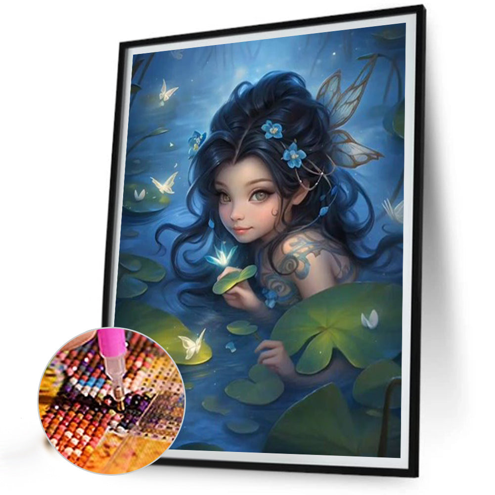AB Diamond Painting - Full Round - water elf girl (40*50CM)
