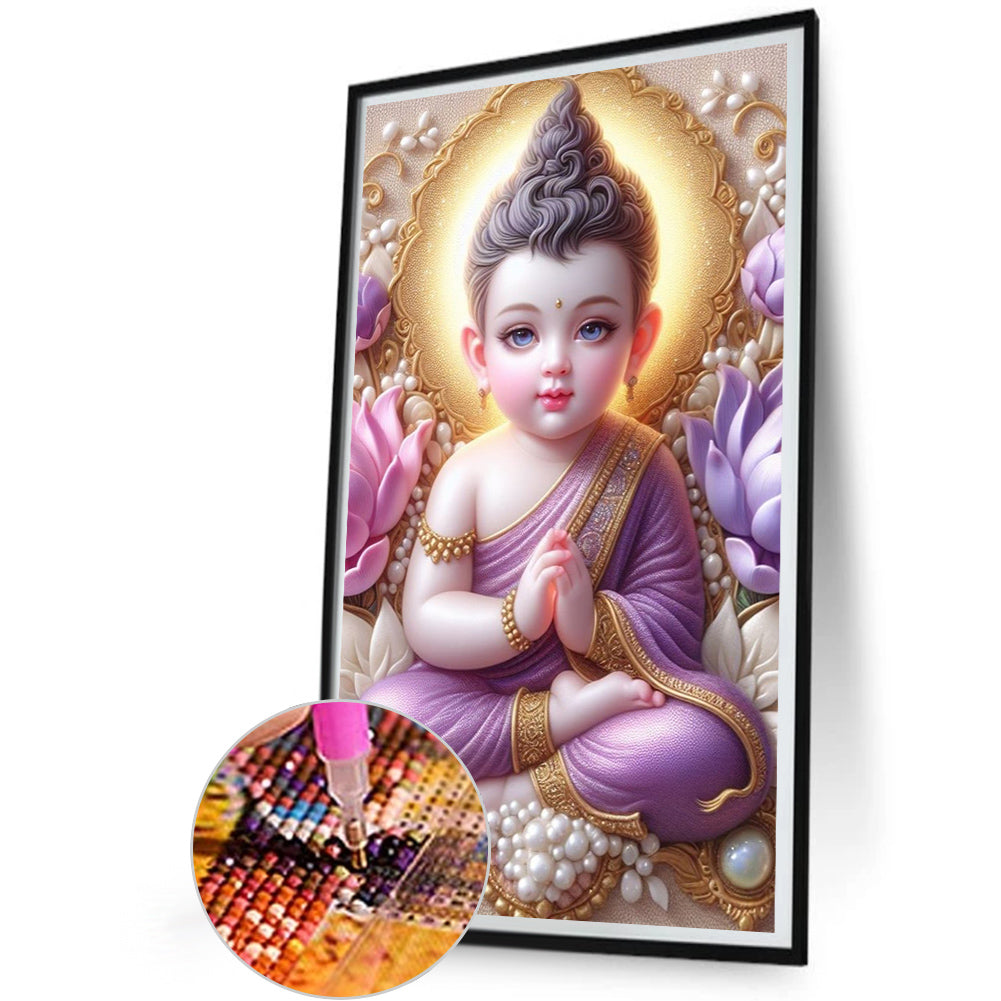 Diamond Painting - Full Round - Buddha art (30*50CM)