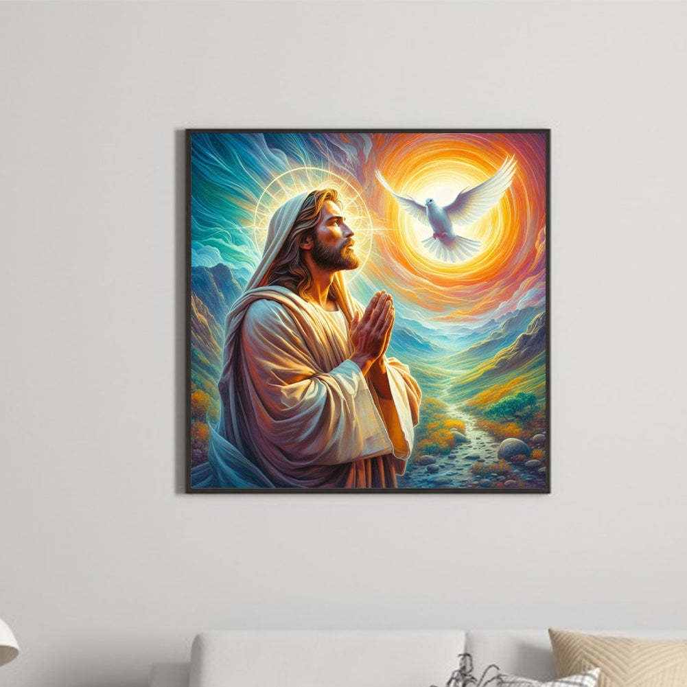 Diamond Painting - Full Round - holy jesus (30*30CM)