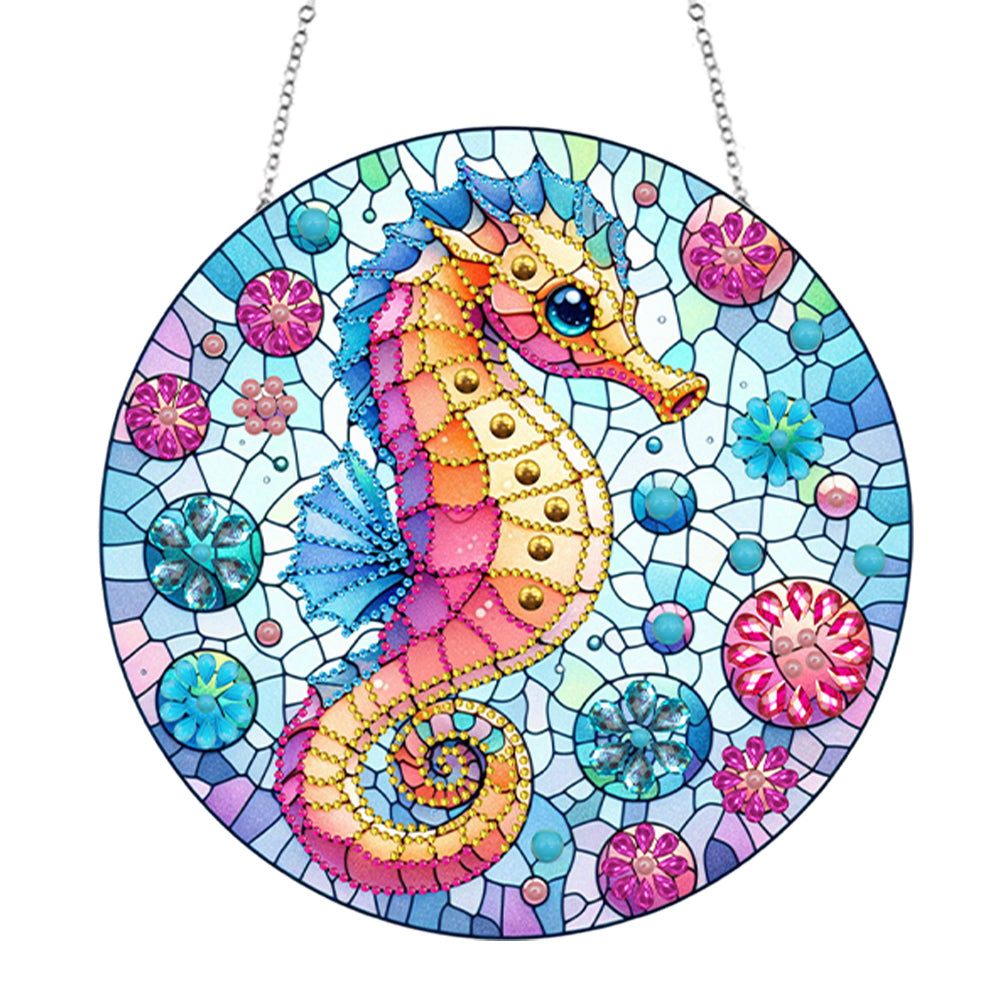 Animal Diamond Painting Suncatcher DIY Diamond Painting Kit for Home Wall Decor