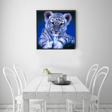 Load image into Gallery viewer, Tiger 30*30CM(Canvas) Round Drill Diamond Painting