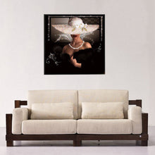 Load image into Gallery viewer, Beauty Lady 30*30CM(Canvas) Round Drill Diamond Painting