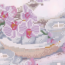 Load image into Gallery viewer, Flower Candle 30*40CM(Canvas) Round Drill Diamond Painting