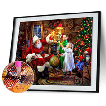 Load image into Gallery viewer, Santa Claus Hang 30*40CM(Canvas) Special Shaped Drill Diamond Painting
