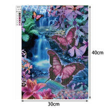 Load image into Gallery viewer, Colorful Butterfly 40*30CM(Canvas) Round Drill Diamond Painting
