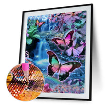 Load image into Gallery viewer, Colorful Butterfly 40*30CM(Canvas) Round Drill Diamond Painting