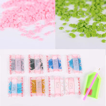 Load image into Gallery viewer, Rose Red 30*30CM(Canvas) Round Drill Diamond Painting