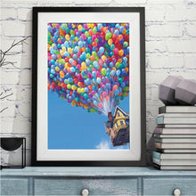 Load image into Gallery viewer, Balloon House 30*40CM(Canvas) Partial Round Drill Diamond Painting