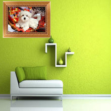 Load image into Gallery viewer, Dog Animal 28*44CM(Canvas) Round Drill Diamond Painting