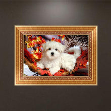Load image into Gallery viewer, Dog Animal 28*44CM(Canvas) Round Drill Diamond Painting